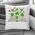 Book With Shamrocks Librarian Saint Patrick's Day Kids Pillowcase
