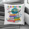 Books It's Okay To Be Kind Yellow Mental Health Day Kids Pillowcase