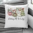 Reading All The Way Christmas Book Lover For Women And Teens Pillowcase