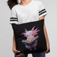 Axolotl Bookworm Reading Book Kawaii Graphic Pillowcase Axolotl Bookworm Reading Book Kawaii Graphic Pillowcase