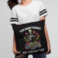 Too Many Books Not Enough Time Skeleton Flowers Reader Pillowcase Too Many Books Not Enough Time Skeleton Flowers Reader Pillowcase