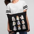 Cute Ghost Reading Books Teacher Halloween Reading Men Women Kids Pillowcase