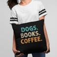 Dogs Books Coffee Book Lover Dogs Coffee Pillowcase