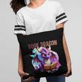 I'm A Book Dragon Not A Worm Pillowcase