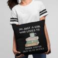 I'm Just a Girl Who Loves To Drink Coffee And Read Books Pillowcase I'm Just a Girl Who Loves To Drink Coffee And Read Books Pillowcase