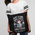 Just a Girl Who Loves Unicorns And Books Pillowcase Just a Girl Who Loves Unicorns And Books Pillowcase