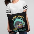 I Just Want To Read Books And Pet Cats Cat Book Lovers Pillowcase