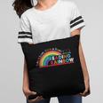 Take A Look A Book Vintage Reading Librarian Rainbow Pillowcase