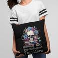 Psychological Thriller Reader Fan Skull Flowers Books Pillowcase Psychological Thriller Reader Fan Skull Flowers Books Pillowcase