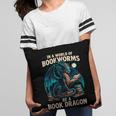 In a World Of Bookworms Be a Book Dragon Reading Pillowcase