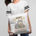 Book Lover Cute Cat Coffee Just 1 More Chapter Cozy Reading Pillowcase