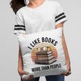 I Like Books More Than People Glasses Pillowcase