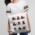 Cat Reading Books Lover Christmas Cat Lover Xmas Pillowcase