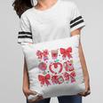 Valentine Teacher Coquette Bow Pencil Heart Book Girl Women Pillowcase