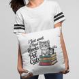 Vintage I Just Want To Read Books And Pet Cats Cat Raglan Baseball Tee Pillowcase