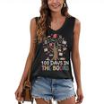 100 Days In The Books Reading Teacher Cute Book Lover Women's V-Neck Tank Top
