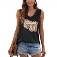 1988 Class Reunion Retro Class Of 88 High School Graduation Women's V-Neck Tank Top