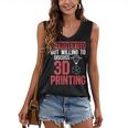 3D Printer Introvert 3D Printing Women's V-Neck Tank Top