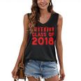 & Red Class Of 2018 Senior GraduationShirt Women's V-Neck Tank Top