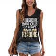 Anti Social Book Club Go Away I'm Reading Women's V-Neck Tank Top
