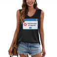 Anti Social Introvert Social Interaction Not Supported Women's V-Neck Tank Top