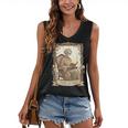 The Aunt Tarot Card Women Skeleton Aunty Book Lover Women's V-Neck Tank Top The Aunt Tarot Card Women Skeleton Aunty Book Lover Women's V-Neck Tank Top