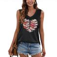 Book Lover Heart Shape Reading Librarian Valentine Men Women Women's V-Neck Tank Top