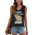 Capy Last Day Of School Capybara Graduation Quote Women's V-Neck Tank Top