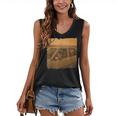 Cat Sloth Dog Retro Nostalgia Roadtrip Photo Women's V-Neck Tank Top Cat Sloth Dog Retro Nostalgia Roadtrip Photo Women's V-Neck Tank Top