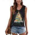 Christmas Books Make You Bright Librarian Teacher Book Lover Women's V-Neck Tank Top
