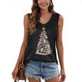 Christmas Tree Of Books For Readers And Librarians Women's V-Neck Tank Top
