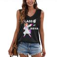 Class Of 2018 Graduation Him Her Unicorn Dabbing Shirt Women's V-Neck Tank Top