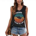 Class Of 2021 Done Senior Graduation Retro Sunset Women's V-Neck Tank Top