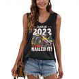 Class Of 2022 Monster Truck Graduation Cap Retro Sunset Boy Women's V-Neck Tank Top