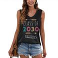 Class Of 2030 Grow With Me 2nd Grade Graduation Women's V-Neck Tank Top