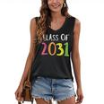 Class Of 2031 Kindergarten Graduation Back To School T-Shirt Women's V-Neck Tank Top
