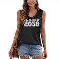 Class Of 2038 Shirt Senior Graduation 2038 Women's V-Neck Tank Top