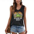 Class Of Dinosaur Apparel 2024 Graduation Graduate Dino Boy Women's V-Neck Tank Top