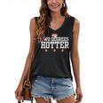 College Masters Degree Graduation Two Degrees Hotter Women's V-Neck Tank Top