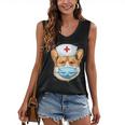 Corgi Dog Nurse RN Nursing School Graduation Women's V-Neck Tank Top