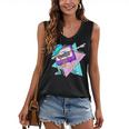 Dabbing Cassette Tape 70s 80s 80s Outfit Nostalgia Women's V-Neck Tank Top