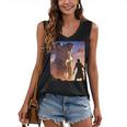 David And Goliath Bible Book Of Samuel Famous Bible Story Women's V-Neck Tank Top David And Goliath Bible Book Of Samuel Famous Bible Story Women's V-Neck Tank Top