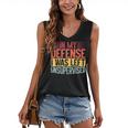 In My Defense i Was Left Unsupervised Introvert Women's V-Neck Tank Top