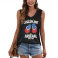Discipline Arsenal Pinoy Nostalgia Filipino Tsinelas Women's V-Neck Tank Top Discipline Arsenal Pinoy Nostalgia Filipino Tsinelas Women's V-Neck Tank Top