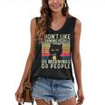 I Don't Like Morning People Introvert Introverted Antisocial Women's V-Neck Tank Top I Don't Like Morning People Introvert Introverted Antisocial Women's V-Neck Tank Top