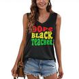 Dope Teacher African American Graduation History Month Women's V-Neck Tank Top