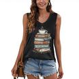 Drink Coffee Read Books Be Happy Caffeine Espresso Women's V-Neck Tank Top Drink Coffee Read Books Be Happy Caffeine Espresso Women's V-Neck Tank Top