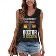 EdD Doctor Of Education Educated Doctorate Graduation Women's V-Neck Tank Top