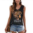 Education Is Freedom Afro Woman Book Illustration Women's V-Neck Tank Top
