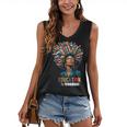 Education Is Freedom History Month Teacher Books Afro For Men Women Women's V-Neck Tank Top